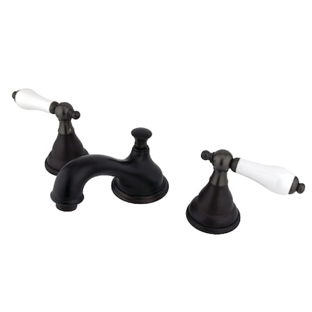 Kingston Brass KS5565PL 8" Widespread Bathroom Faucet, Oil Rubbed Bronze KS5565PL